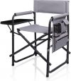 Sports Chair with Side Table and Armrest Caddy