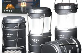 4-Pack LETMY LED Collapsible Camping Lanterns