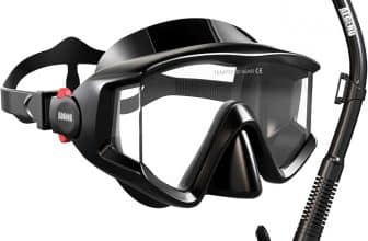 Aegend Snorkeling Gear for Adults with Travel Mesh Bag