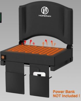 HOPERAN Heated Stadium Seats for Bleachers with Back Support