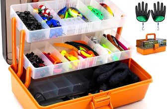 Large 3-Layer Tackle Box with Tackle Included