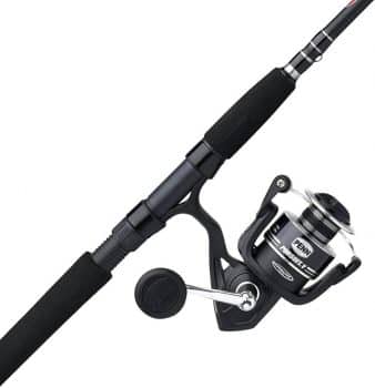 Penn Pursuit V Spinning Reel and 2-Piece Rod Combo