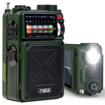 Solar Emergency Radio with 4000mAh Power Bank