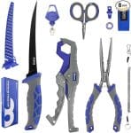 Booms 8pcs Saltwater Fishing Tool Kit
