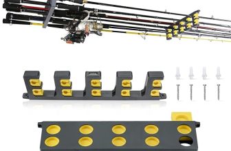 Booms Wall Mount Fishing Rod Holder for Garage