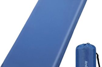 Self-Inflating Foam Camping Sleeping Pad w/ Pillow