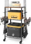 8-Rod Olakee Rolling Fishing Rod Rack & Tackle Cart