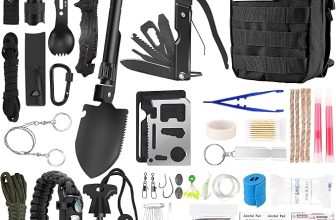 LUXMOM 142Pcs Survival Kit and First Aid Kit