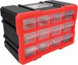 12-Drawer Interlocking Tool Storage