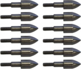 12-Pack NAP 5/16″ 100gr Steel Field Points for Archery