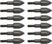 12-Pack NAP 5/16″ 100gr Steel Field Points for Archery