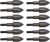 12-Pack NAP 5/16″ 100gr Steel Field Points for Archery