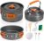 15-Piece NutriChef Nonstick Camping Cookware Set w/ Mesh Bag