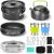 15-Piece Odoland Camping Cookware Mess Kit