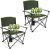 2-pack Outdoors Oversized Heavy Duty Folding Camping Chairs