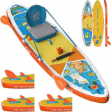 34″ Stand Up Inflatable Paddle Board with Seat
