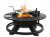 47″ Outdoor Fire Pit with Adjustable Grill