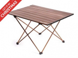 Alpcour Medium Portable Aluminum Camping Table