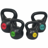 BalanceFrom Wide Grip Kettlebell Exercise Fitness 50 lb. Weight Set