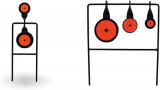 Birchwood Casey Double Mag .44 Action Spinner and .22 Rimfire Triple Action Spinner Target Bundle