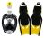 Body Glove Aire Full Face Snorkel and Fins Set for Adults