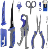 Booms 8pcs Saltwater Fishing Tool Kit