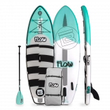 Bote Flow Aero 8′ Native Stripes Kids Inflatable Paddle Board