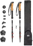 Cascade Mountain Tech 3K Carbon Fiber Quick Lock Trekking Poles