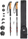 Cascade Mountain Tech 3K Carbon Fiber Quick Lock Trekking Poles