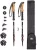 Cascade Mountain Tech 3K Carbon Fiber Quick Lock Trekking Poles
