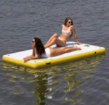 Floating Island Raft with Rope Ladder