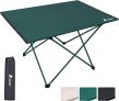 Folding Camping Table with Aluminum Tabletop