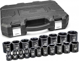 GEARWRENCH 19 Pc. 1/2″ Drive Standard Impact Socket Set