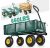 GVDV Heavy Duty Steel Garden Cart with Liner