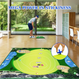 Golf Chipping Game with Golf Hitting Mat