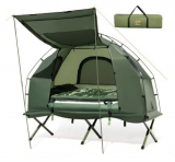 Goplus 1-Person Waterproof Camping Tent Cot