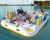 Inflatable 6-Person Floating Lounge w/Speaker