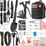 LUXMOM 142Pcs Survival Kit and First Aid Kit
