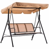 Outdoor Canopy Swing Chair 3-Person