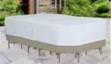 Medium 105 in. Rectangle Patio Table/Chairs Cover