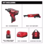 Milwaukee 12V Cordless 3/8″ Ratchet/Screwdriver Combo Tool Kit