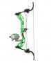 Muzzy LV-X 25-50lbs Right Hand Green Lever Bow Bowfishing Kit