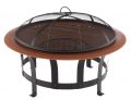 Nature Spring 30-in Copper and Black Steel Wood-Burning Fire Pit