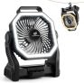 Odoland 20000mAh 4-Speed Rechargeable Camping Fan
