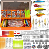 PLUSINNO 353 PCS Fishing Lure Set