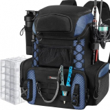 Piscifun Fishing Tackle Backpack with Rod Holders