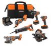 RIDGID 18V Brushless Cordless 6-Tool Combo Kit