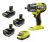RYOBI ONE+ 18V Brushless 1/2″ Impact Wrench w/Batteries + Charger