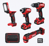 SKIL PWR CORE 12-volt 5-Tool Brushless Power Tool Combo Kit