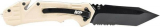 Smith & Wesson M&P FDE 8.2in High Carbon S.S. Spring Assisted Folding Knife